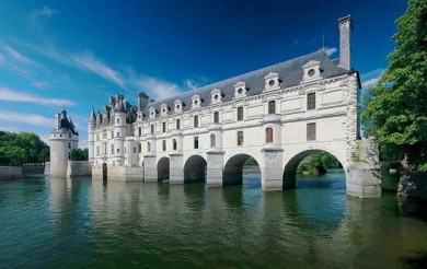 Panorama of Chateau de Chenonceau