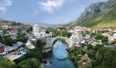 Mostar Old Town Panorama