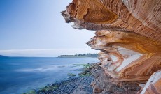Painted Cliffs, Maria Island, Tasmania, Australia